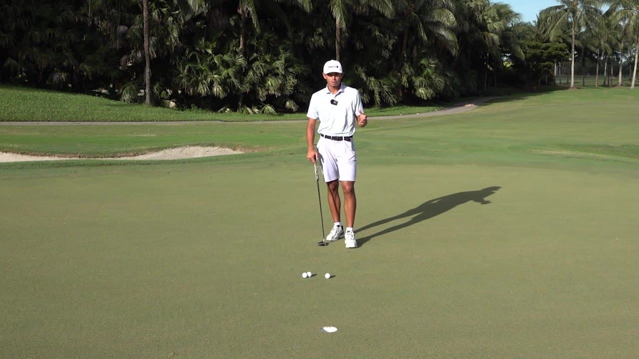 PUTTING DRILL #1 - PUSH THE BALL